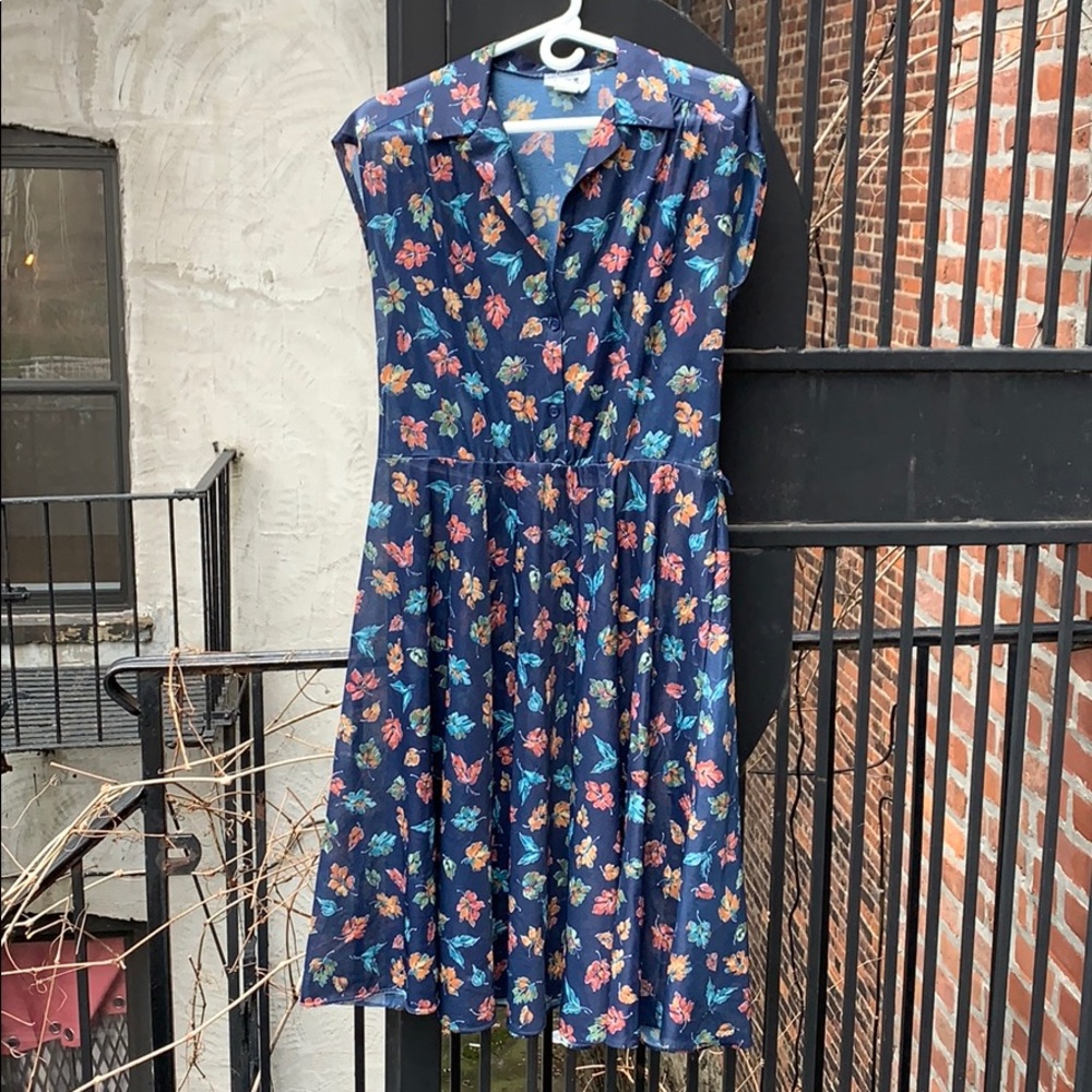 Vintage Ms. Frizzle Autumn Fall Leaves Retro Dress